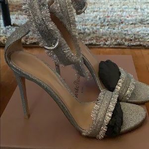 Silver Sparkle heels